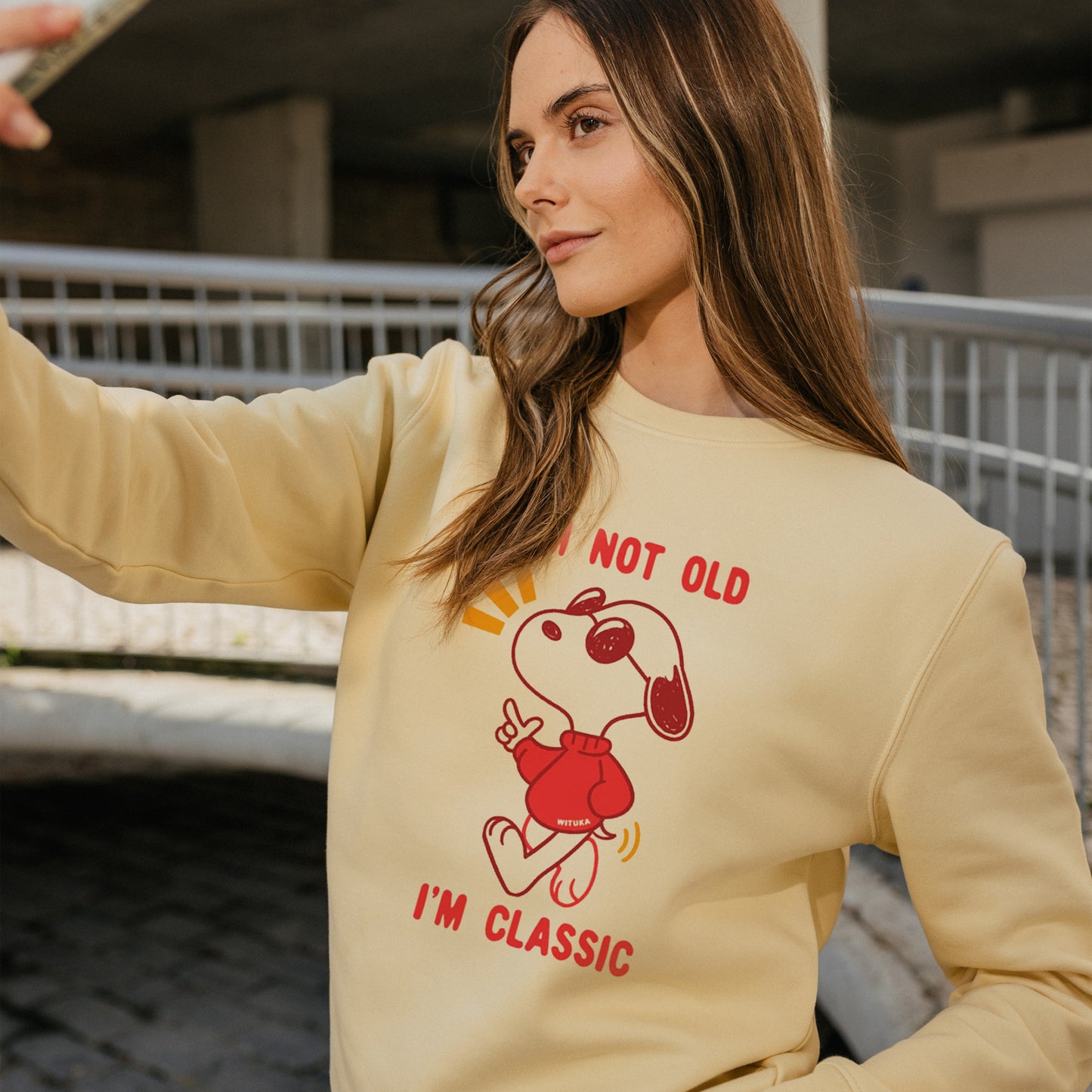 I'm not old Sweatshirt Lite