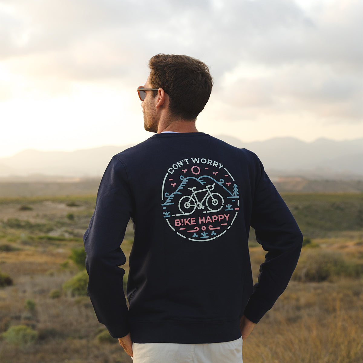 Don't Worry Bike Happy Sweatshirt Lite