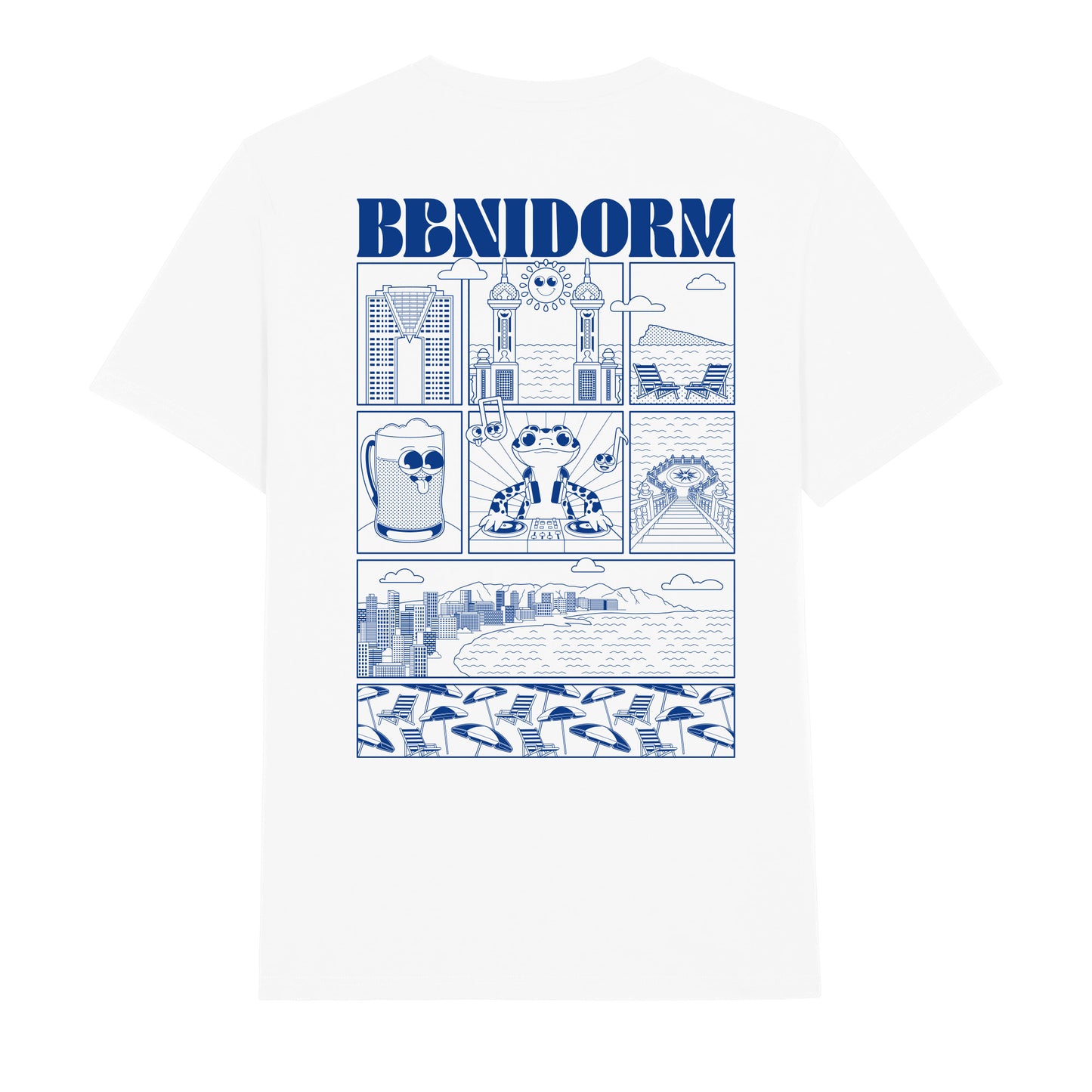 Benidorm Trasera White