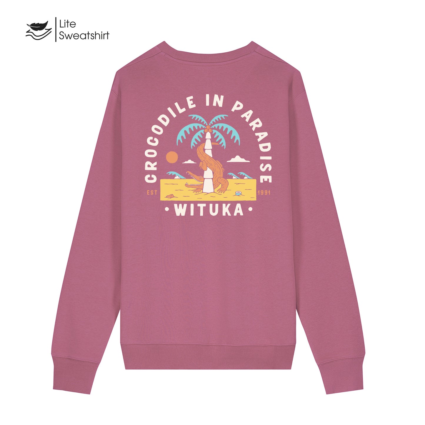 Crocodile in Paradise Sweatshirt Lite